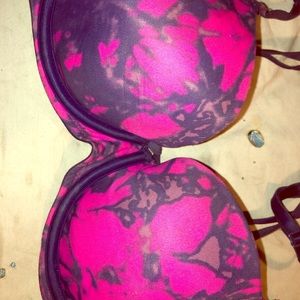 Pink & purple designed Victoria secret bra